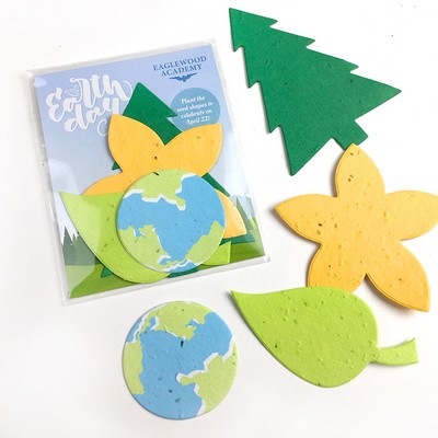 Single-Sided Nature Mix Seed Paper Shape Packs