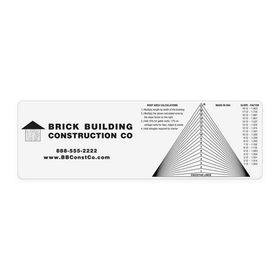 Polycarbonate Roof Pitch Gauge