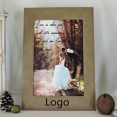 Leather Photo Frame - 8x10 Display