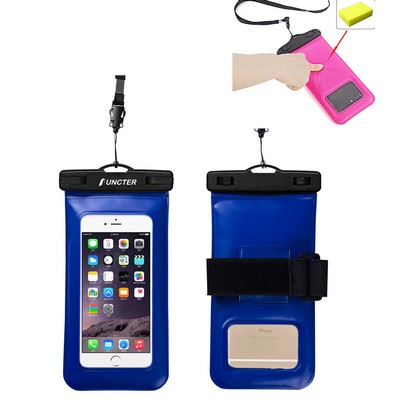 5.8'' Inflatable Float Waterproof Bag w/Arm Band