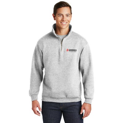 JERZEES® SUPER SWEATS NuBlend® 1/4-Zip Sweatshirt with Cadet Collar