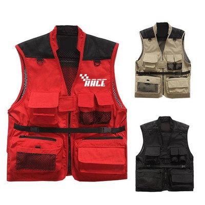 Photography Fishing Vest with Pockets