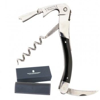 Laguiole Tradition® Corkscrew w/Black Plexi Handle