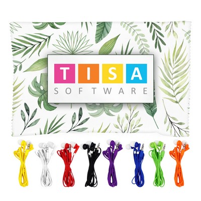 Leaf Wrapped Ear Bud Set