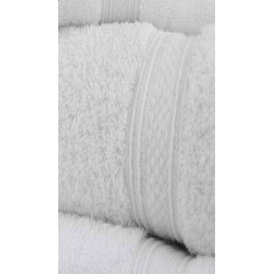 Oxford Vicenza Ivory White 100% Ringspun Cotton Washcloth