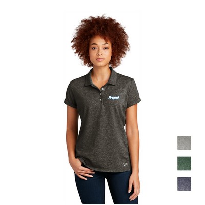 New Era® Women's Slub Twist Embroidered Polo