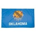 Oklahoma Indoor Parade Flag w/Fringe (4'x6')