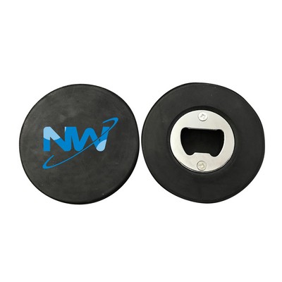 Hockey Puck Bottle Opener