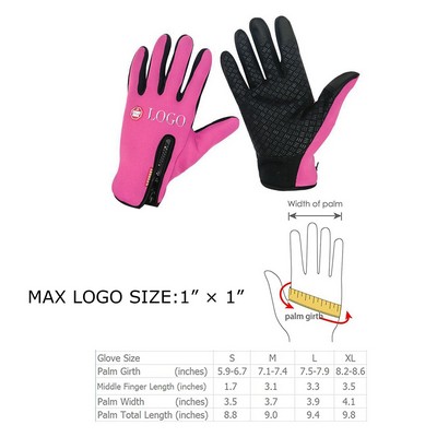 Windproof Touch Screen Warm Gloves