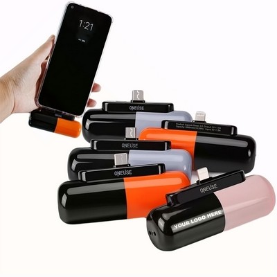 5000mAh Mini Capsule Power Bank