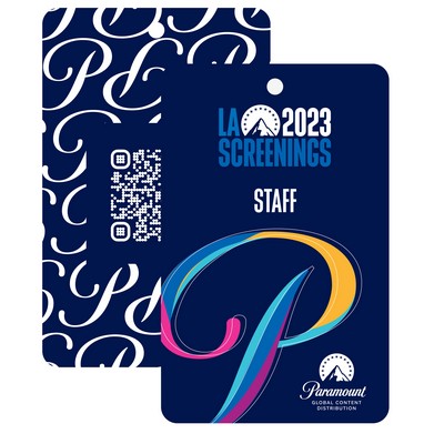 4.375" x 3.125" Event Badge