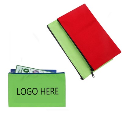 Non-Woven Document Pouch w/Zipper