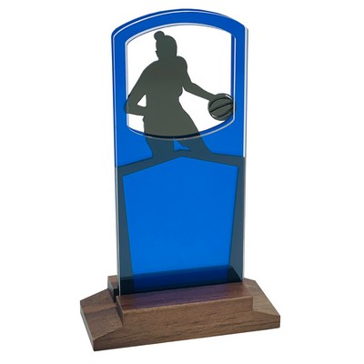 Basketball – Women's Award Natural Wood Base