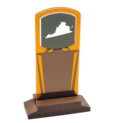 Virginia Award Natural Wood Base
