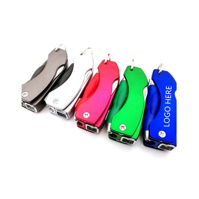 Multi-Function LED Foldable Ballpoint Pen