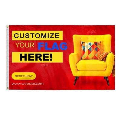 Custom Digital Print Flag 3' x 5' e-Poly