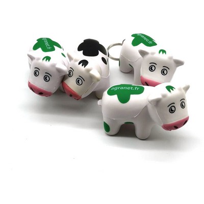 Cow Stress Key Chain