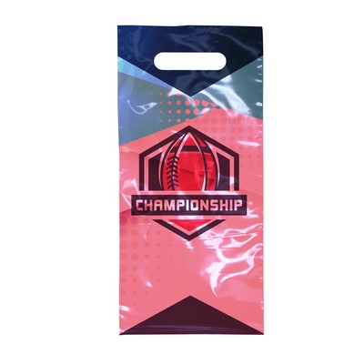 Digital Full Color 2-Sided Clear Plastic Bag (6" x 13")