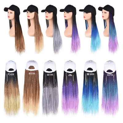 Long Wig Braided Hat