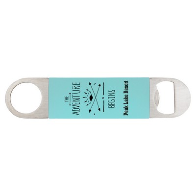 Teal Silicone & Stainless Steel Bottle Openers