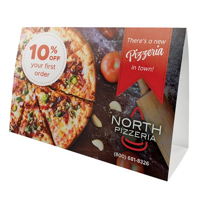 Full-Color Horizontal Table Tent (6" x 4")