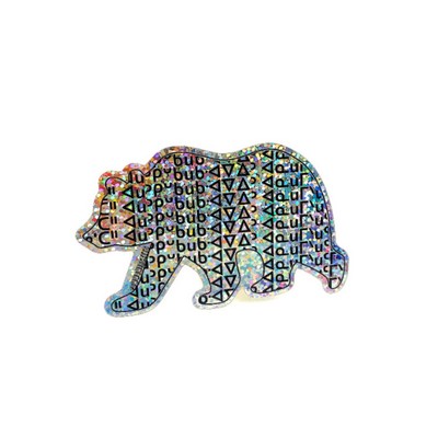 Custom Size, Shape and Print Glitter Stickers