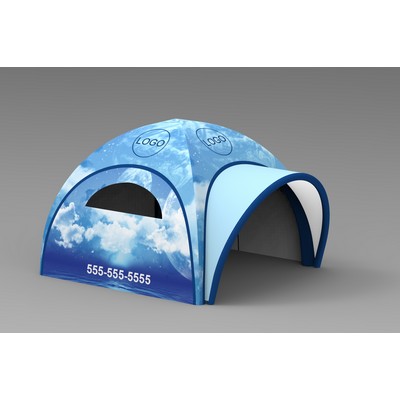 Inflatable Tent 10' printed wall with window- 1-sided