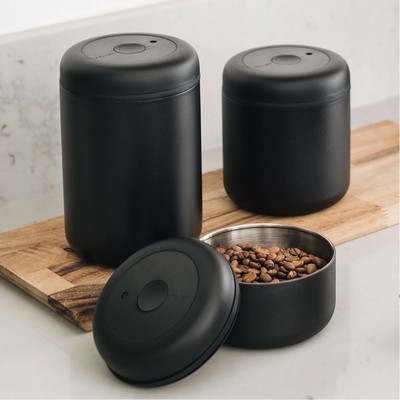 1.2L Matte Black Atmos™ Vacuum Canister