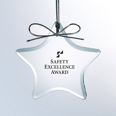 Beveled Glass Star Ornament