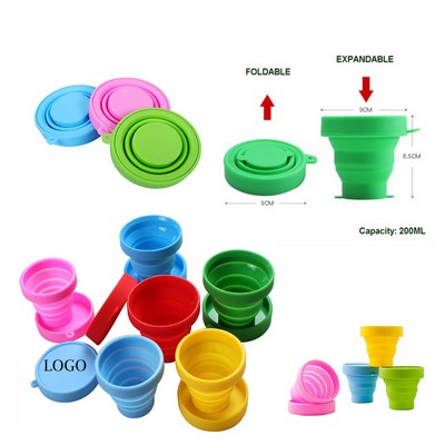 200ML Silicone Travel Collapsible Cup