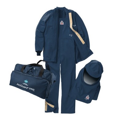 Bulwark™ Overalls/Hood 40 Cal/CM² Kit - Navy Blue