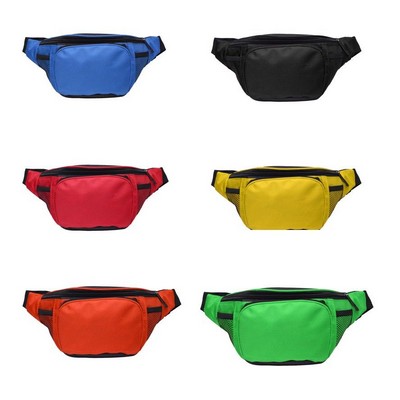 Waterproof Oxford Fabric Zipper Fanny Pack