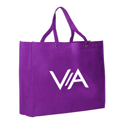 The Consumer Non-Woven Reusable Tote Bag (1 Color Imprint)
