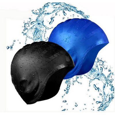 Ear Protecting Silicone Swimming Cap