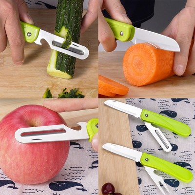 Stainless Steel Fruit Knife/Bottle Opener