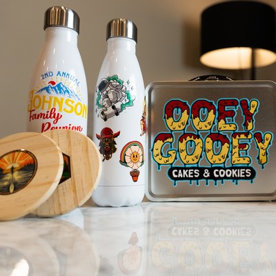 Custom UV DTF Weatherproof Stickers