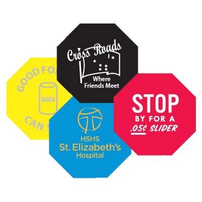 1-1/2" OCTAGONAL Plastic Game Tokens