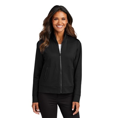 Port Authority® Women's C-FREE® Double Knit Full-Zip