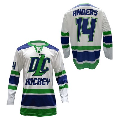 Men's/Youth Polyester Hockey Fan Jersey