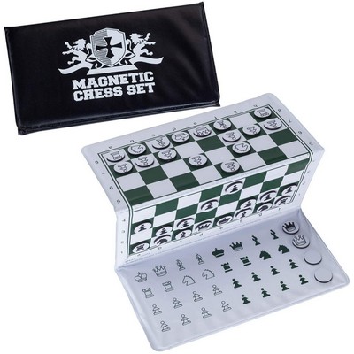 Mini Magnetic Pocket Chess Set - Travel Trifold, 6"