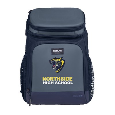 Igloo® Maxcold Evergreen 18 Can Softside Backpack (Blue)