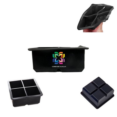 4.5" Silicone Ice Cube Tray Ice Maker