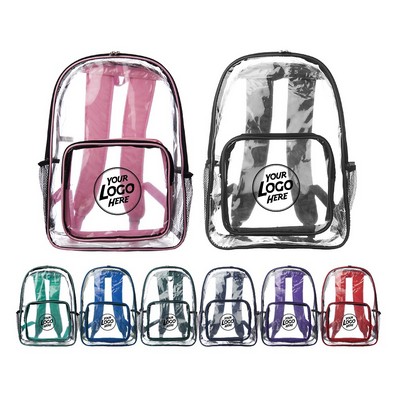 Pocket Clear Plastic Backpacks