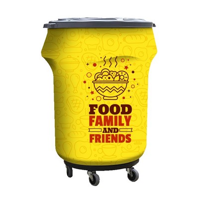 Trash Can Stretch Polyester Cover