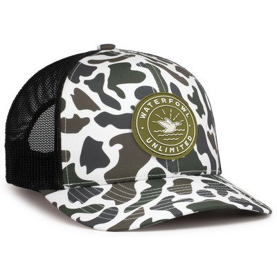 Pacific Headwear Duck Camo Trucker Snapback Cap