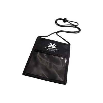 4.88" W x 6.19" H - 3-Pocket Credential Wallet (Blank)