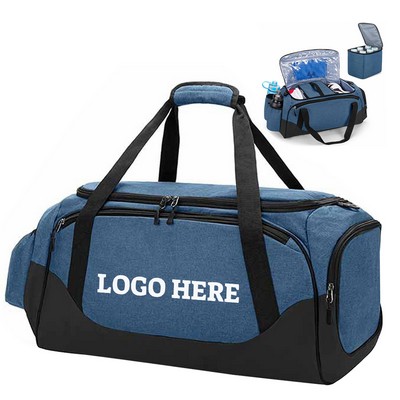 Travel Duffel Bag w/ Cooler Compartment