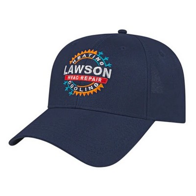 Cap America® Custom Solid Polyester Embroidered Hat w/Logo