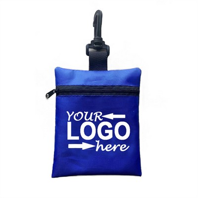 Polyester Oxford Zipper Bag With Hook