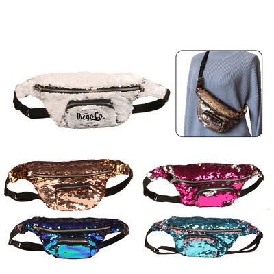 Sequin Mermaid Crossbody Fanny Pack